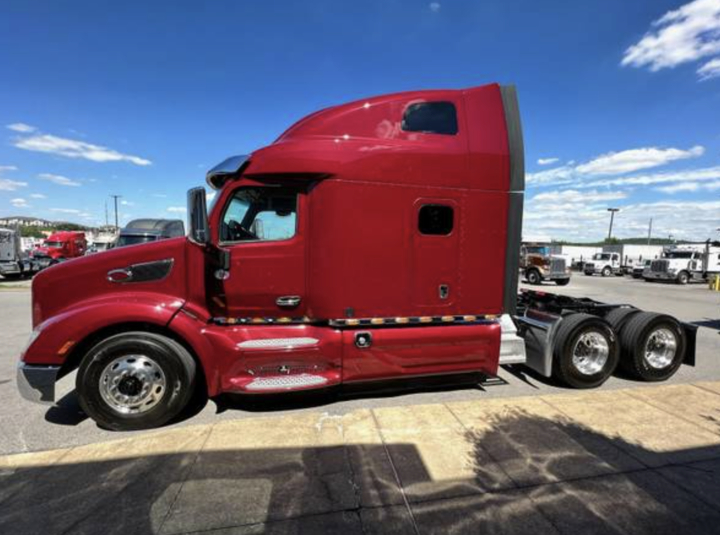 this image shows semi truck repair in Canton, OH